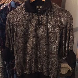 Jean Paul Gaultier metallic top